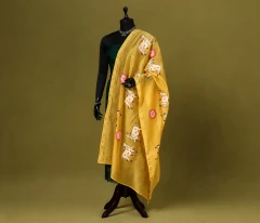 Handpainted Pichwai Art Dupatta